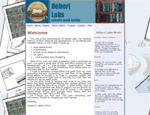 Tablet Screenshot of hebertlabs.com